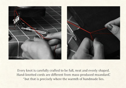 Unisex Tibetan Braided Meditation Bracelet - Handwoven Knot Cord Wristband